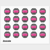 311-Exqusite Roze Blast #2 Damast Stickers (Vel)