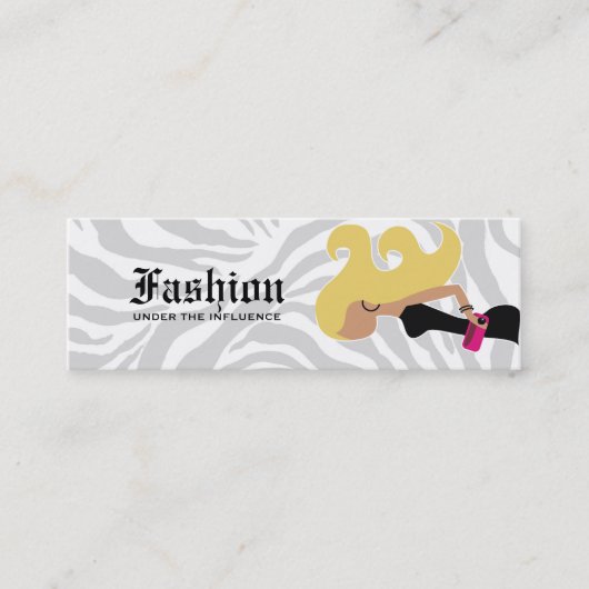 311- Fashionista blond Label (Voorkant)