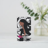 311-Fashionista Etnisch | Overvloedig Damast Visitekaartje (Staand voorkant)