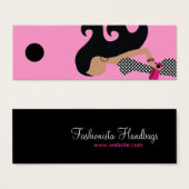 311-Fashionista Hang Label Mini Visitekaartjes (Voorkant /achterkant)