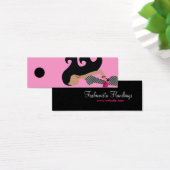 311-Fashionista Hang Label Mini Visitekaartjes (Bureau)