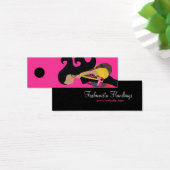 311-Fashionista Hang Label Mini Visitekaartjes (Bureau)