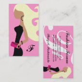 311 Fashionista Platinum Blonde Tan Visitekaartje (Voorkant / Achterkant)