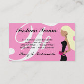 311 Fashionista Platinum Blonde Tan Visitekaartje (Achterkant)