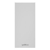 311 Fashionista Purses Grijs Reclamekaart (Achterkant)