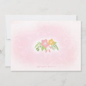 311 Faux Gold Glitter Een eerste verjaardag Kaart (Achterkant)