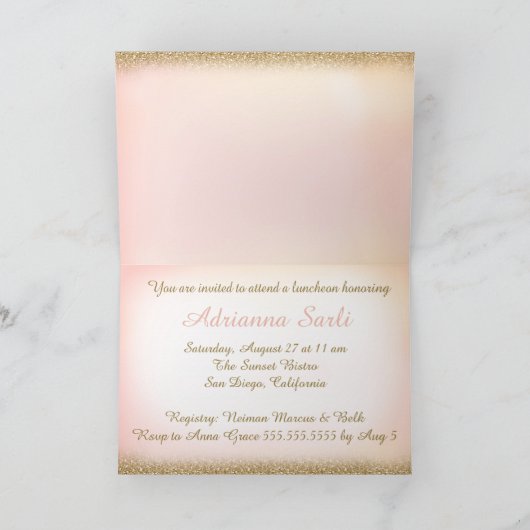 311 Faux schittert het Bruids Manuscript van de (Binnen)