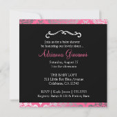 311 Faux Silver Lux Damask Kaart (Achterkant)