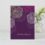 311-Floral Flatter | Paars Kaart (Staand voorkant)