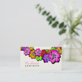 311 Flower Shower Lei Cream Visitekaartje (Staand voorkant)