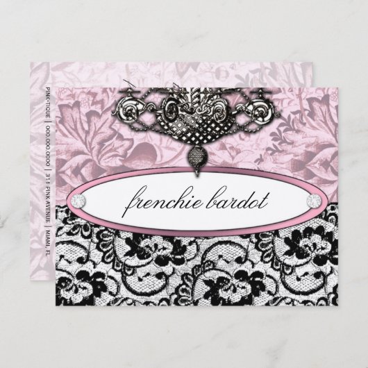 311 Frenchie Boudoir Gift Certificate Metallic (Voorkant / Achterkant)