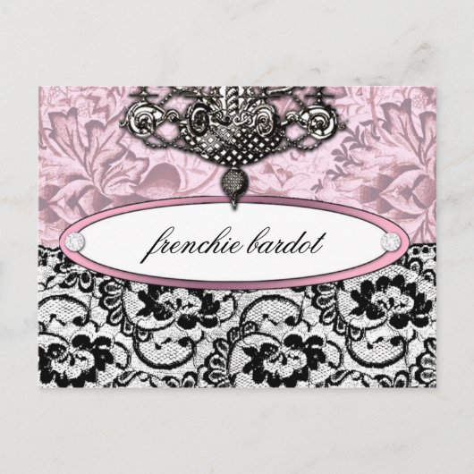 311 Frenchie Budoir Briefkaart (Voorkant)