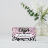 311 Frenchie Budoir | roze Visitekaartje (Staand voorkant)