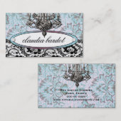 311-Frenchie Budoir | Turquoise Visitekaartje (Voorkant / Achterkant)