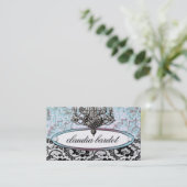 311-Frenchie Budoir | Turquoise Visitekaartje (Staand voorkant)