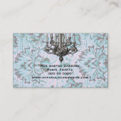 311-Frenchie Budoir | Turquoise Visitekaartje (Achterkant)