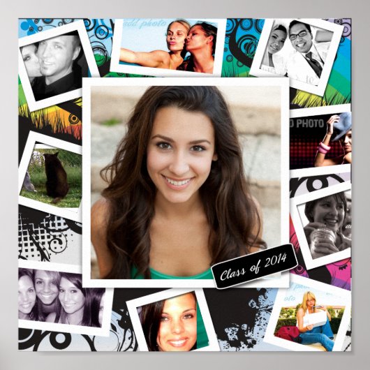 311 Fun Afstuderen Collage Print (Voorkant)
