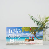 311-FUN-ky Merry-kerstfoto op maat Feestdagenkaart (Staand voorkant)