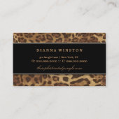 311 Geavanceerde Oerwoud-luipaard 2 Visitekaartje (Achterkant)