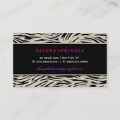 311 Geavanceerde Oerwoud Paarse Punch Visitekaartje (Achterkant)