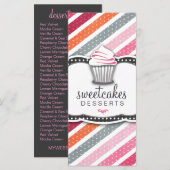 311 Gedekte stripjes Menu (Voorkant / Achterkant)