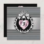 311-gestreept koningin van harten zoet 16 kaart (Voorkant / Achterkant)