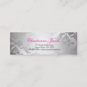 311 Gift Box Cutie Wavy Blonde Damask Mini Visitekaartje (Achterkant)