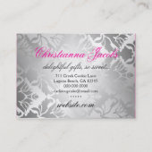 311 Gift Box Cutie Wavy Blonde Damask Visitekaartje (Achterkant)