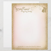 311  Glam Spray Tan Letterhead Briefhoofd (Voorkant / Achterkant)
