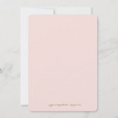 311 Glitter-Baby shower voor Glitter Kaart (Achterkant)