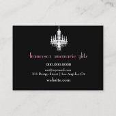 311 Glitz Boutique White Chandelier Visitekaartje (Achterkant)