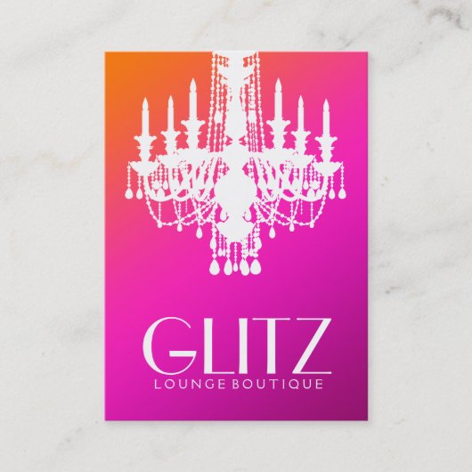 311 Glitz Boutique Wild Sunset Fade Visitekaartje (Voorkant)