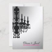 311-Glitz Chandelier - Uitnodiging tot metalen gou (Voorkant)