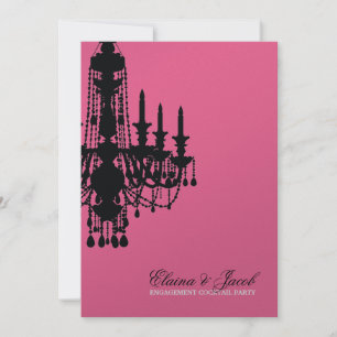 311-Glitz Chandelier - Uitnodiging voor metalen Ro