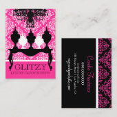 311 Glitzie Candie Black Table Rococo Plaatskaartje (Voorkant / Achterkant)