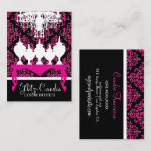 311 Glitzie Candie Pink Table Rococo Plaatskaartje (Voorkant / Achterkant)