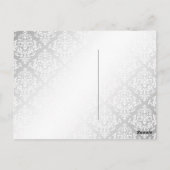 311-Glitzy Chic Boutique Hot Pink Briefkaart (Achterkant)