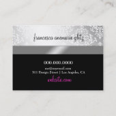 311 Glitzy Chic Boutique Paarse Radiance Visitekaartje (Achterkant)