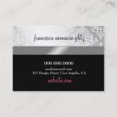 311 Glitzy Chic Boutique - Roos Roze Visitekaartje (Achterkant)