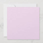 311 Glitzy Pink Chandelier Metallic Uitnodiging (Achterkant)
