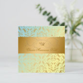 311-Golden diVine Blue Yellow 16 Kaart (Staand voorkant)