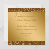 311-Golden diVine Chocolate Brown 5,25 x 5,25 Kaart (Achterkant)