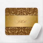 311-Golden diVine Chocolate Brown mousepad Muismat (Met muis)
