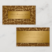 311 Golden diVine Chocolate Brown Visitekaartje (Voorkant / Achterkant)