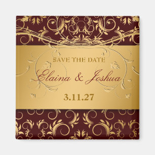 311-Golden diVine Save the Date Magneet