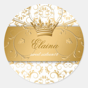 311-Golden diVine Sticker Wit Verrukking