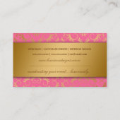 311 Golden diVine Strawberry Brulee Visitekaartje (Achterkant)