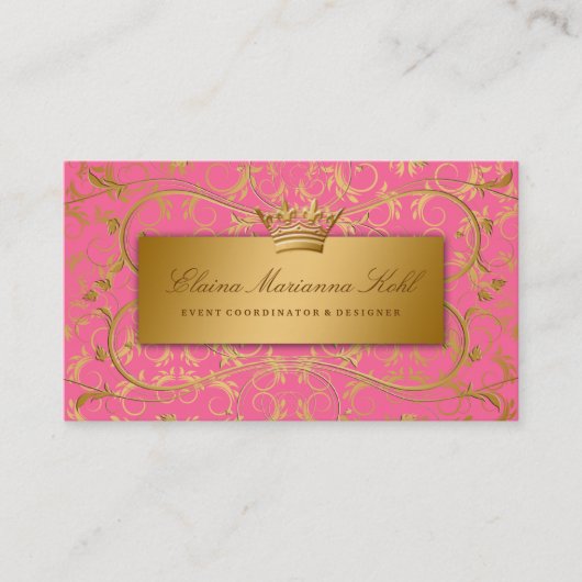 311 Golden diVine Strawberry Brulee Visitekaartje (Voorkant)