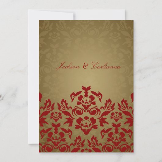 311-Golden Flame 5 x 7 Invite Kaart (Voorkant)