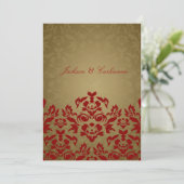 311-Golden Flame 5 x 7 Invite Kaart (Staand voorkant)